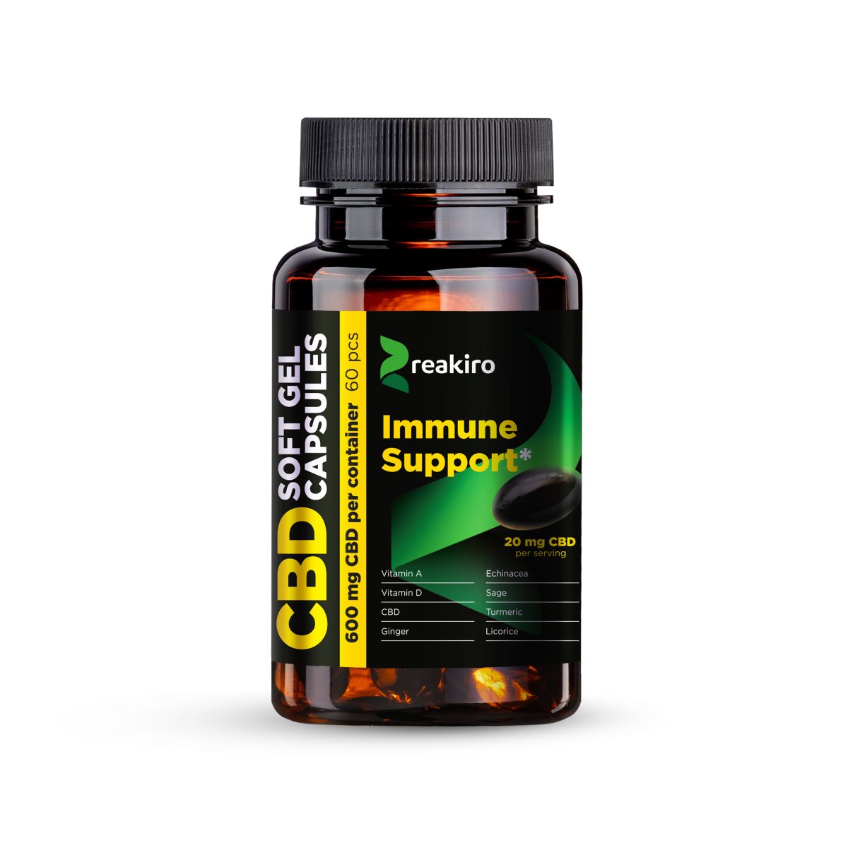 Immun segítő+ CBD Kapszula 600 mg 60 db