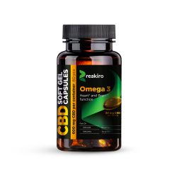  REAKIRO Omega 3 CBD Kapszula 600 mg 60 db