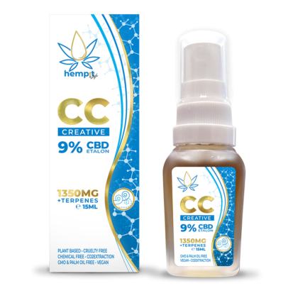 HEMP!TERP Creative - 9% CBD Olaj terpénekkel